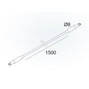 30610 0110 Delta Light MIKALINE Кабель питания 48 В 1,5 м, черный