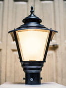 Classic Black Big Outdoor Gate Light уличный светильник FOS Lighting 875-GL1