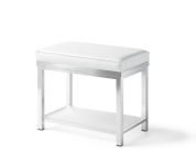 табурет для ванной с мягким сиденьем на металлическом каркасе