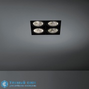 Mini multiple trimless for Smart rings 4x LED GE встраиваемый в потолок светильник Modular