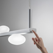 05706LATHXXBB Elesi luce Boma SP 6L LED современная люстра с шестью плафонами серебристый