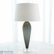 Teardrop Glass Lamp-Grey Global Views настольная лампа