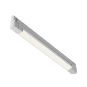 трековый потолочный светильник белого цвета вытянутого корпуса