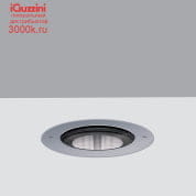 EQ94 Light Up iGuzzini Recessed luminaire Earth D=191 mm -Flush-mount stainless steel frame - Neutral White - Spot Optic - DALI