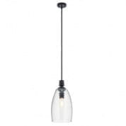 Lakum 1 Light Pendant Classic Black подвесной светильник 43090BK Kichler