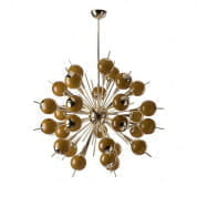 Vega 30 light chandelier - amber люстра, Villari