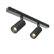 трековый двойной спот с двумя источниками света