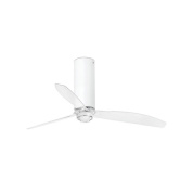32034WW-9 Faro TUBE FAN люстра-вентилятор SMART WIZ со светом 17W белый матовый Ø1280 3 лопасти