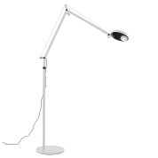 торшер с подвижной стойкой и светодиодным модулем на регулируемой головке