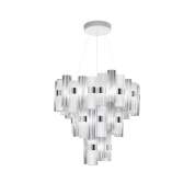 LALSXL0WHT01T00NMTEU SLAMP La Lollo люстра с цилиндрическими абажурами белого цвета