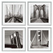 106547 Prints EC193 New York Bridges set of 4  отпечаток Eichholtz