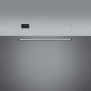 люстра с регулируемыми световыми модулями в антрацитовом оттенке