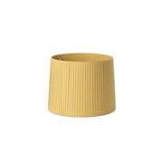 2P0636 Faro Yellow ribbon textile shade ø400×300 абажур