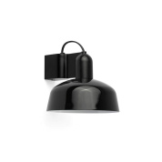 настенный светильник чёрный глянцевый