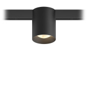 потолочный накладной светильник цилиндрической формы для трековой установки с акцентным освещением