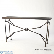 Love Knot Console-Bronze/Black Global Views консольный стол