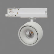 ACB Iluminacion Apex 3412/10 Трековый светильник Текстурированный белый, LED COB 1x13W 3000K 891lm CRI 90I, Встроенный светодиод, регулируемый