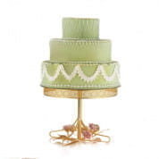 Marie-antoinette pink & gold large cake stand ø 35 cm подставка для торта, Villari
