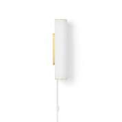 1104263776 Ferm Living Vuelta настенный светильник цилиндрический белый латунь