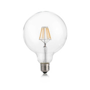 271590 E27 globo d125 08w 3000k cri90 trasp Ideal Lux источник света