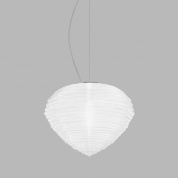 люстра с волнистым стеклянным плафоном