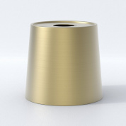 тканевый абажур матовое золото