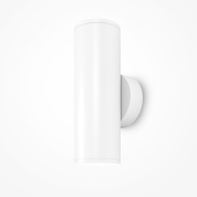 настенный светильник цилиндрический белый
