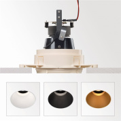 встраиваемый точечный светильник с круглым адаптером