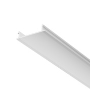 линейный профиль белого цвета для магнитной трековой системы 23mm Exility