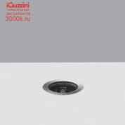 ES50 Light Up iGuzzini Floor-recessed Orbit luminaire D=74mm - Flush-mounted stainless steel frame - Warm White LED - Blade optic