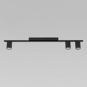 накладной потолочный светильник с четырьмя цилиндрическими спотами на прямоугольной планке