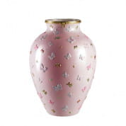 Butterfly large vase - pink ваза, Villari