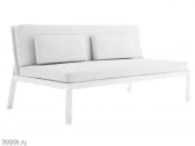 Timeless Мягкий модульный алюминиевый диван для отдыха на открытом воздухе в современном стиле GANDIABLASCO