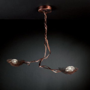 NIDO-S2RA Icone Nido LAMP.PAR./SOFF.2LUCI RAME BRONZATO Потолочный светильник