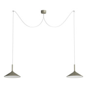 Rotaliana Dry H4 SP LED современная люстра с двумя источниками света шампань 1DYH400065ZL0