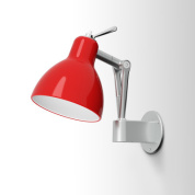 Rotaliana Luxy W0 настенный светильник с соединениями серебро; красный 1LXW000443ZR0