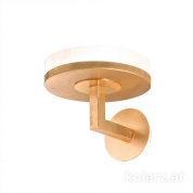 Kolarz Solis 6020.60130 настенный светильник сусальное золото ширина 25cm высота 20cm 1 лампа gx53