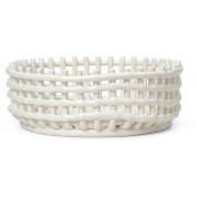 1104263533 Ferm Living Ceramic керамическая декоративная чаша для стола с ажурной структурой
