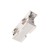 710015 Deko light Line мини-коннектор белого цвета для трёхфазной трековой системы
