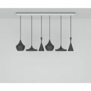 Beat LED Black Range Linear Tom Dixon, подвесной светильник