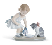 Коллекция Lladro Kitty s Breakfast Time