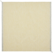 ковер шерстяной желтый 240x240 см