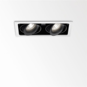 встраиваемый потолочный светильник с двойным утопленным корпусом