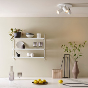 спот текстурированный белый тройной