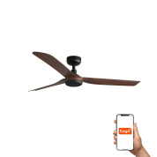 потолочный вентилятор черный без подсветки