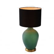 Anasa Green Glass Green Kreutz Glass Lamp настольная лампа Sutra Decor 141095