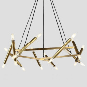 40.2364 подвесной светильник Imperiumloft Jonathan browning le pentagone chandelier 20 light