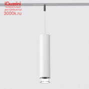 QP33 Laser iGuzzini Ø59 Deco - Pendant system for 48V track - Medium Beam - White/Black