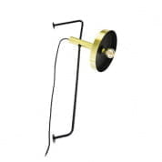 20165-96 WHIZZ WALL LAMP 1XE27 GOLD BLACK настенный светильник Faro barcelona