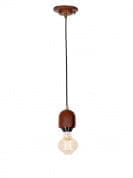 Modern Wooden Single Hanging Lamp подвесной светильник FOS Lighting Wooden-Wire-HL1